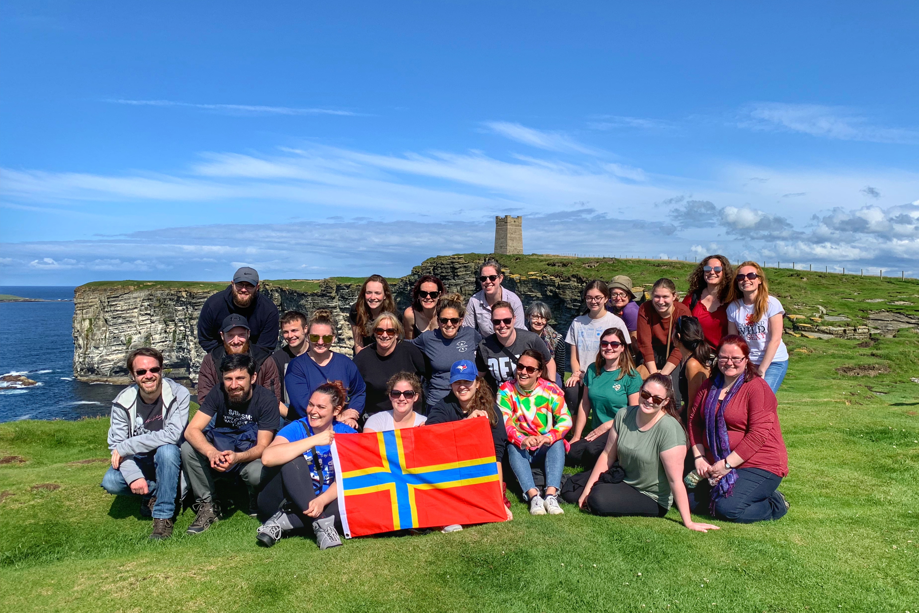 Group shot at the Old Man of Storr on Skye